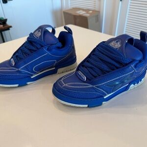 Louis Vuitton Vibrant Blue Skate Sneakers Size 9